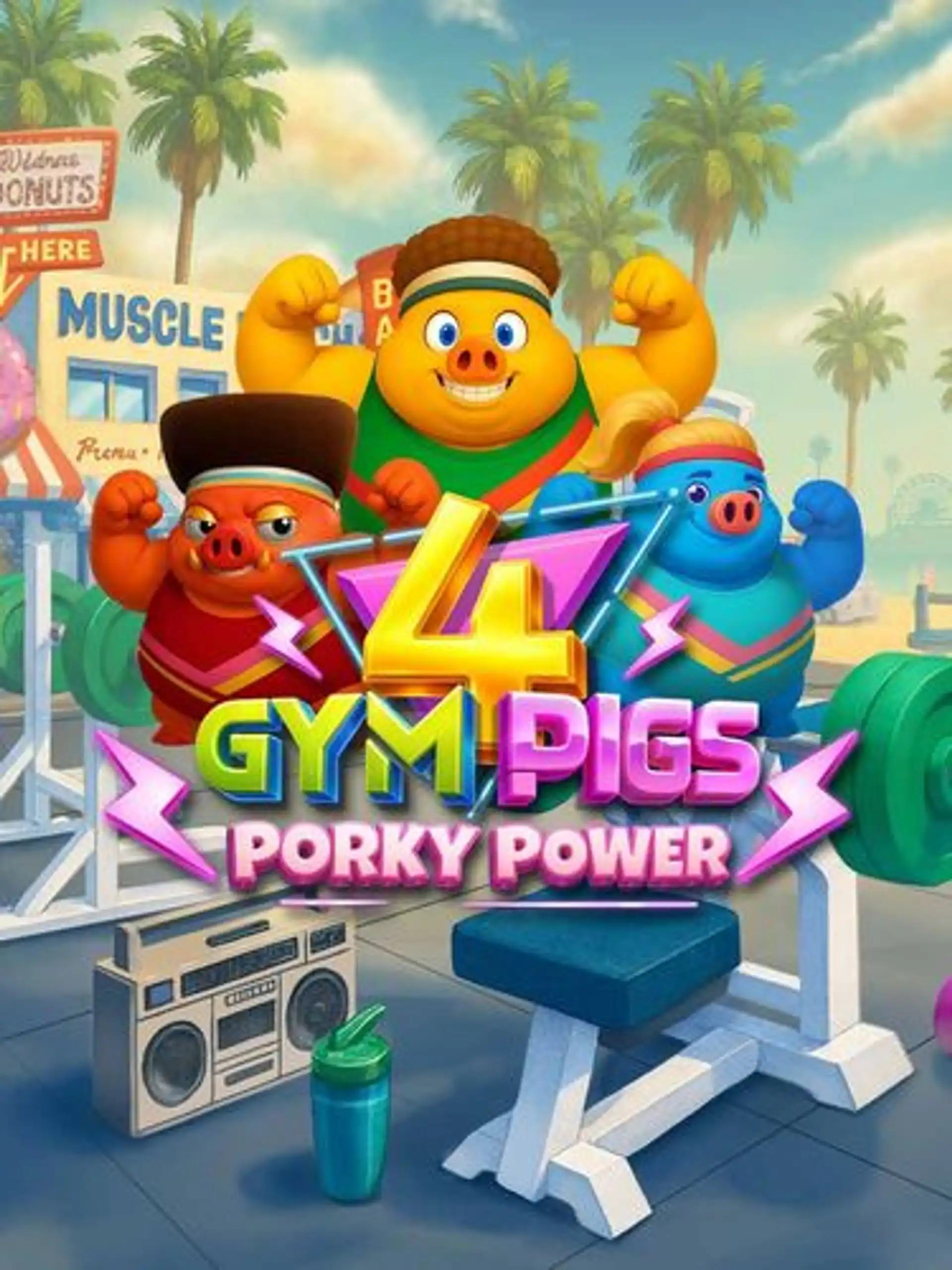 4 Gym Pigs Porky Power