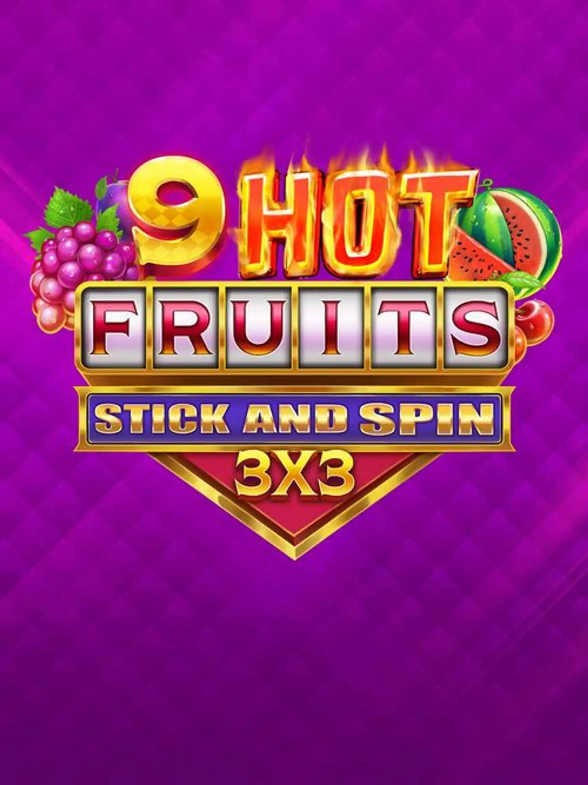 9 Hot Fruits Stick & Spin 3x3 thumb