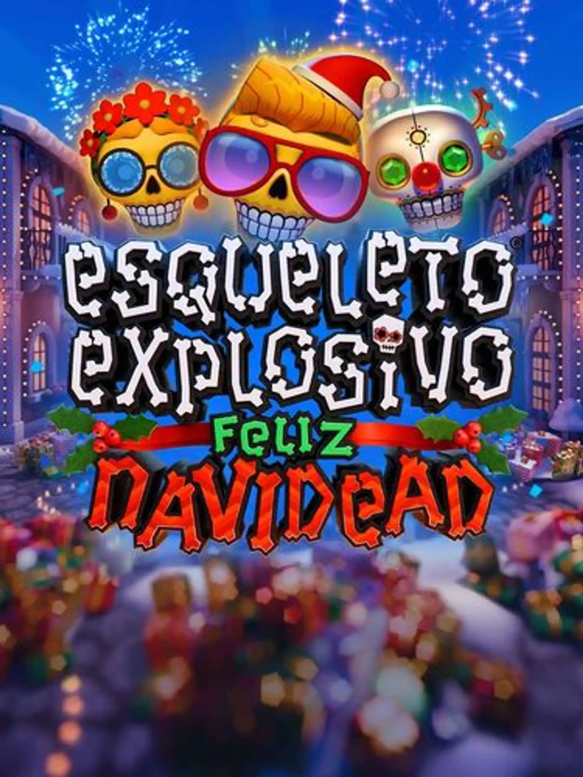 Esqueleto Explosivo Feliz Navidead thumb