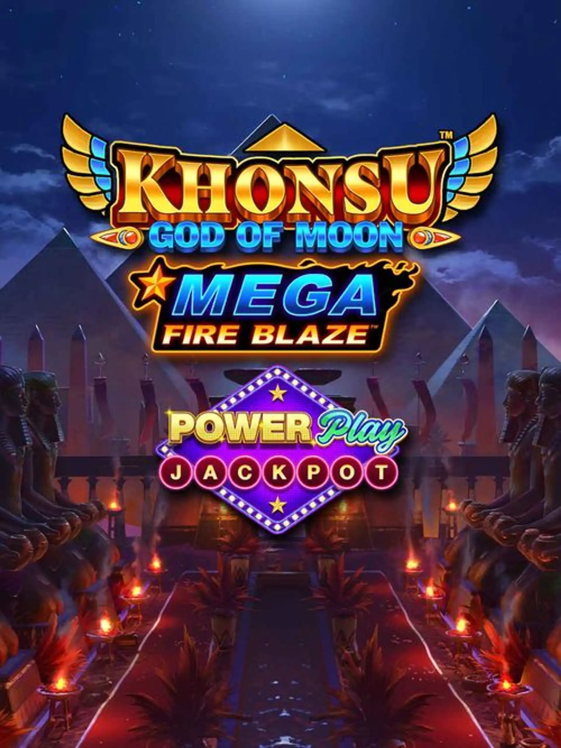Mega Fire Blaze Khonsu God of Moon PowerPlay Jackpot thumb