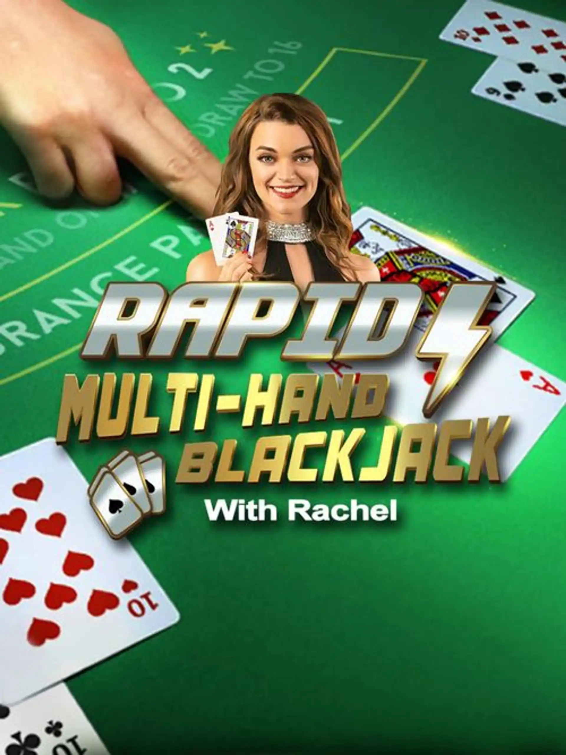 Rapid Multi-Hand Blackjack with Rachael thumb 
