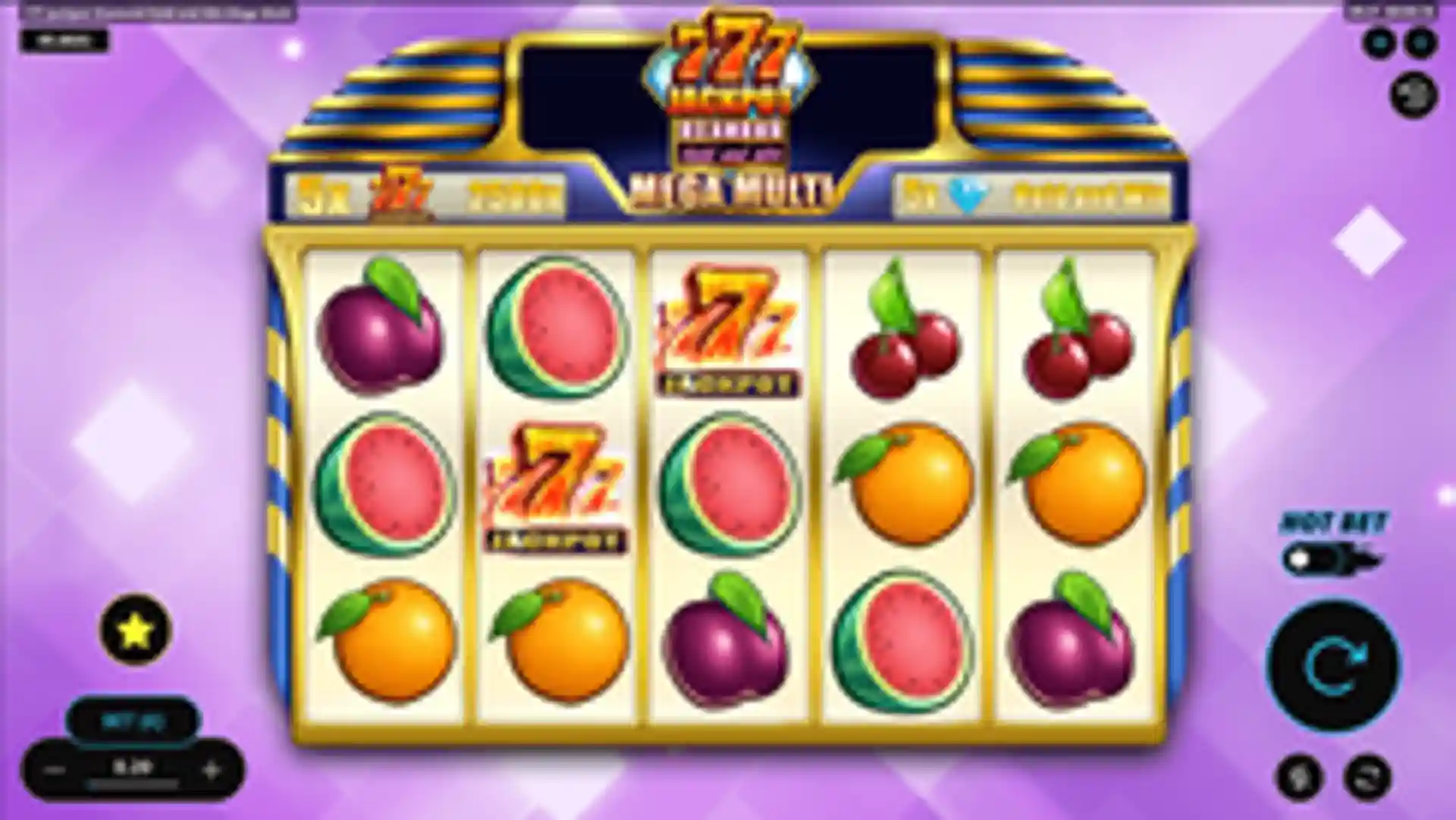 777 Jackpot Diamond Hold & Win mega multi GP