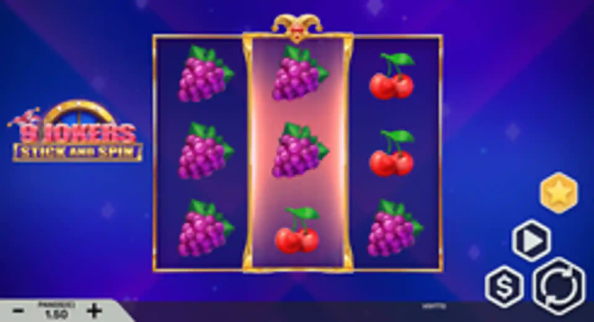 9 Jokers Stick and Spin gameplay