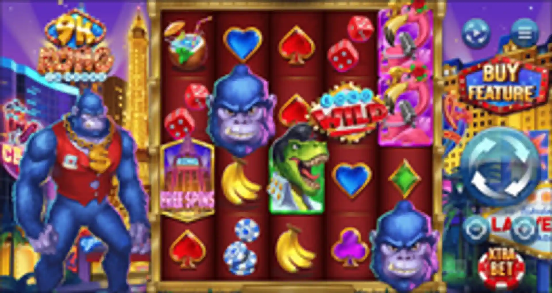 9k Kong In Vegas Gameplay