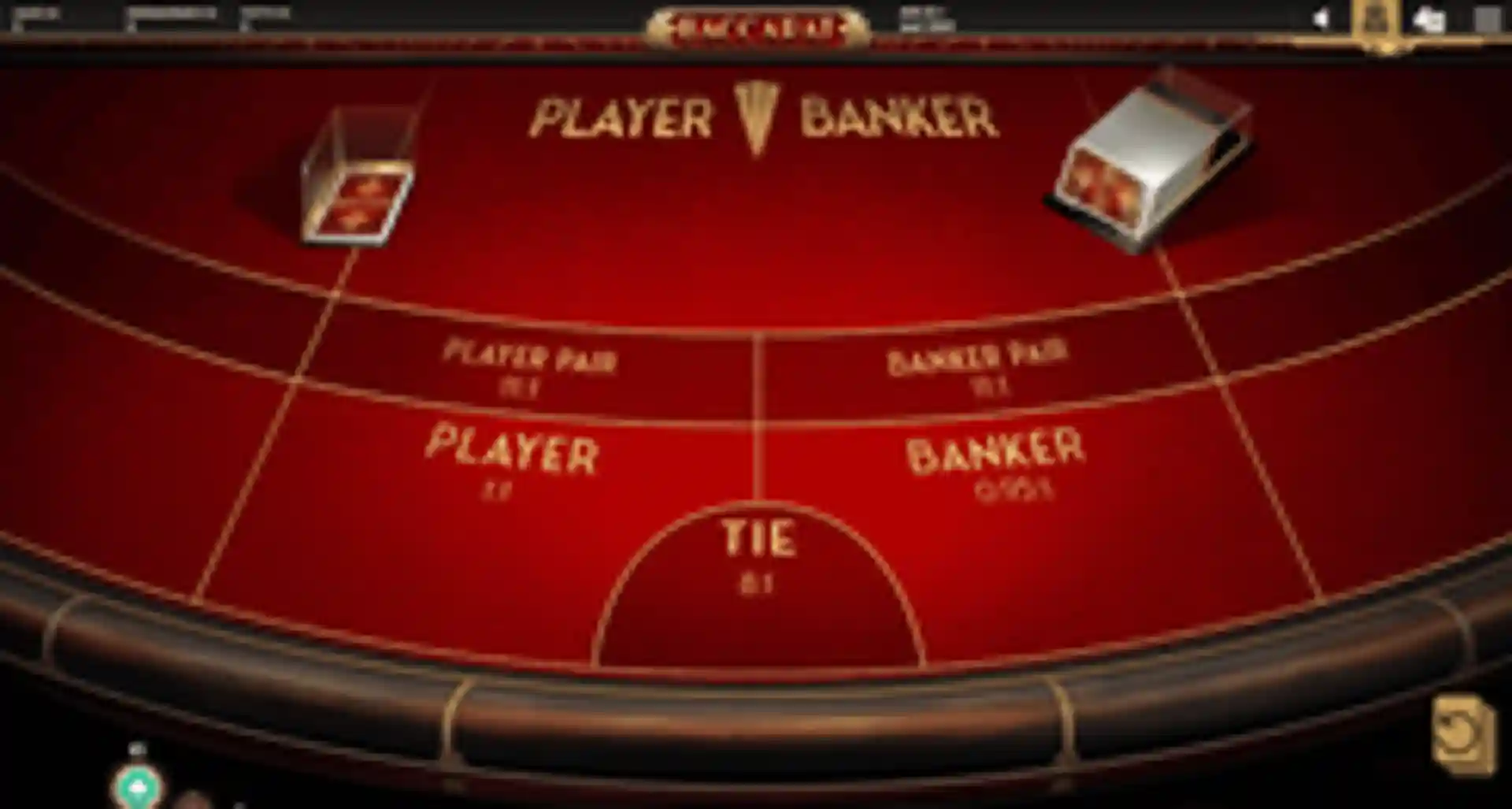 Baccarat gameplay