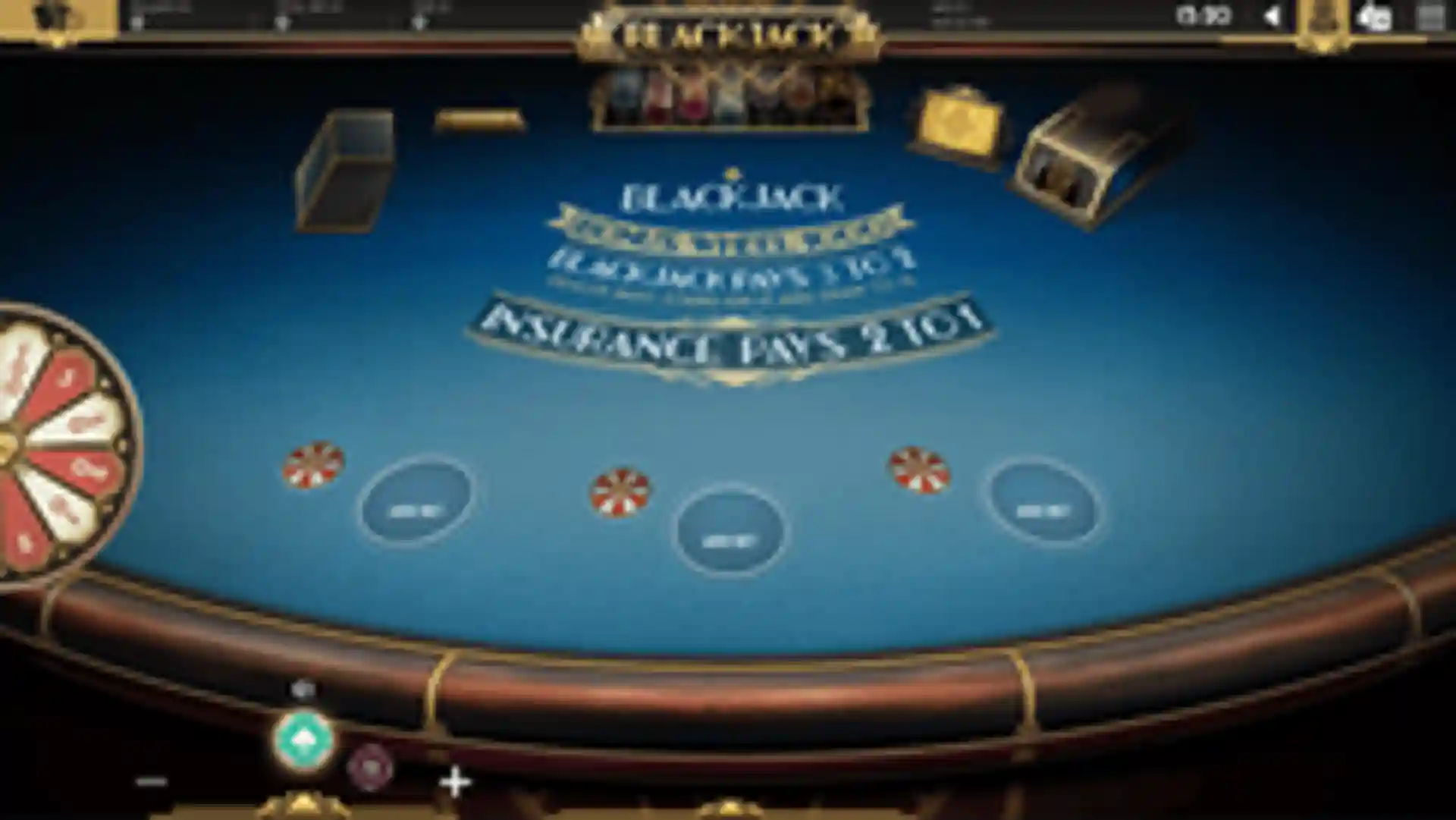 Blackjack Bonus Wheel 1000 gameplay