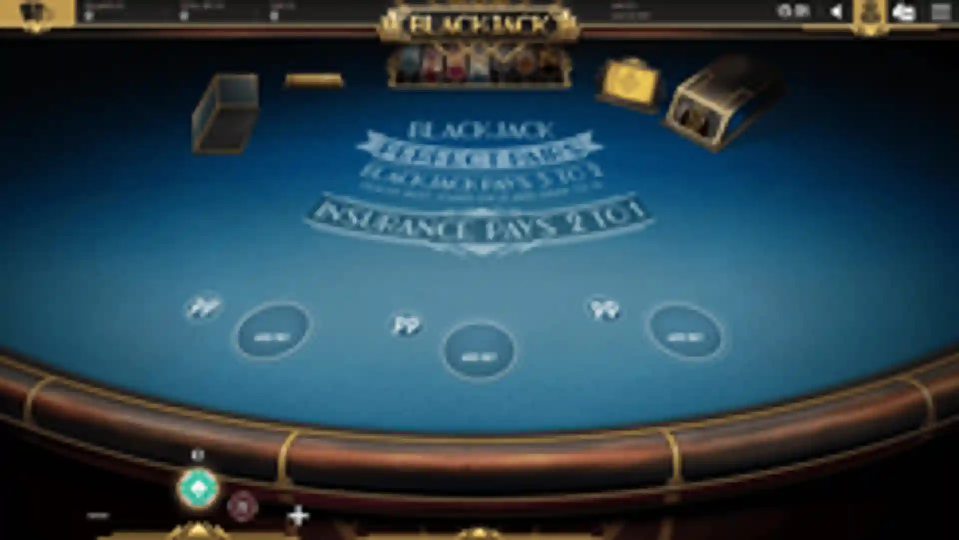 Blackjack MH Perfect Pairs gameplay