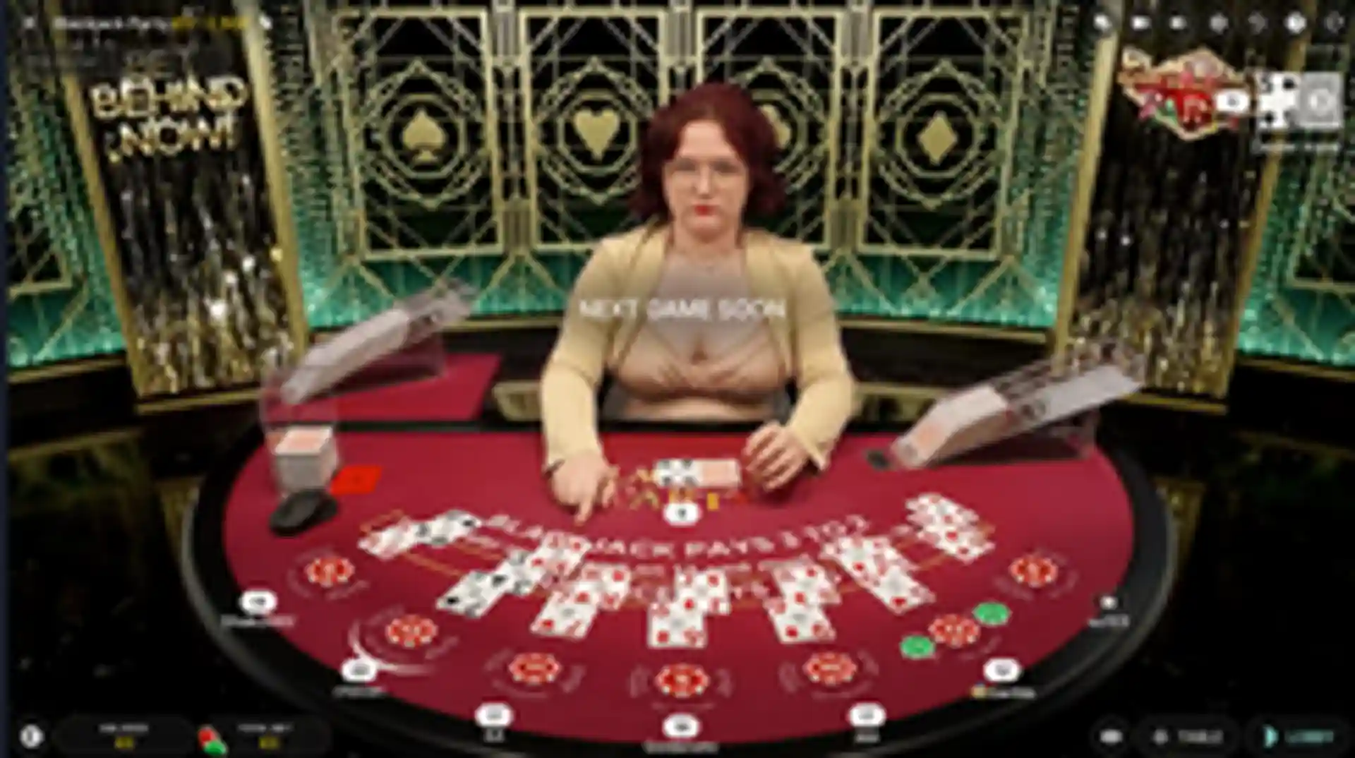Blackjack Party gameplay