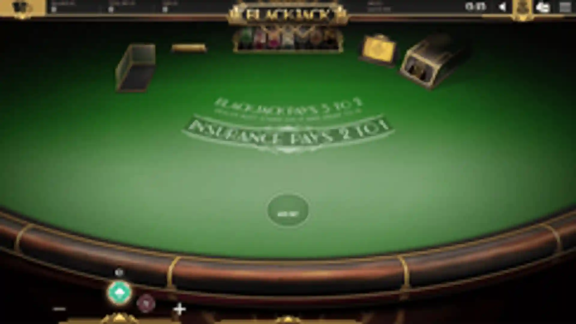 Blackjack Single Hand (Single Deck) gameplay