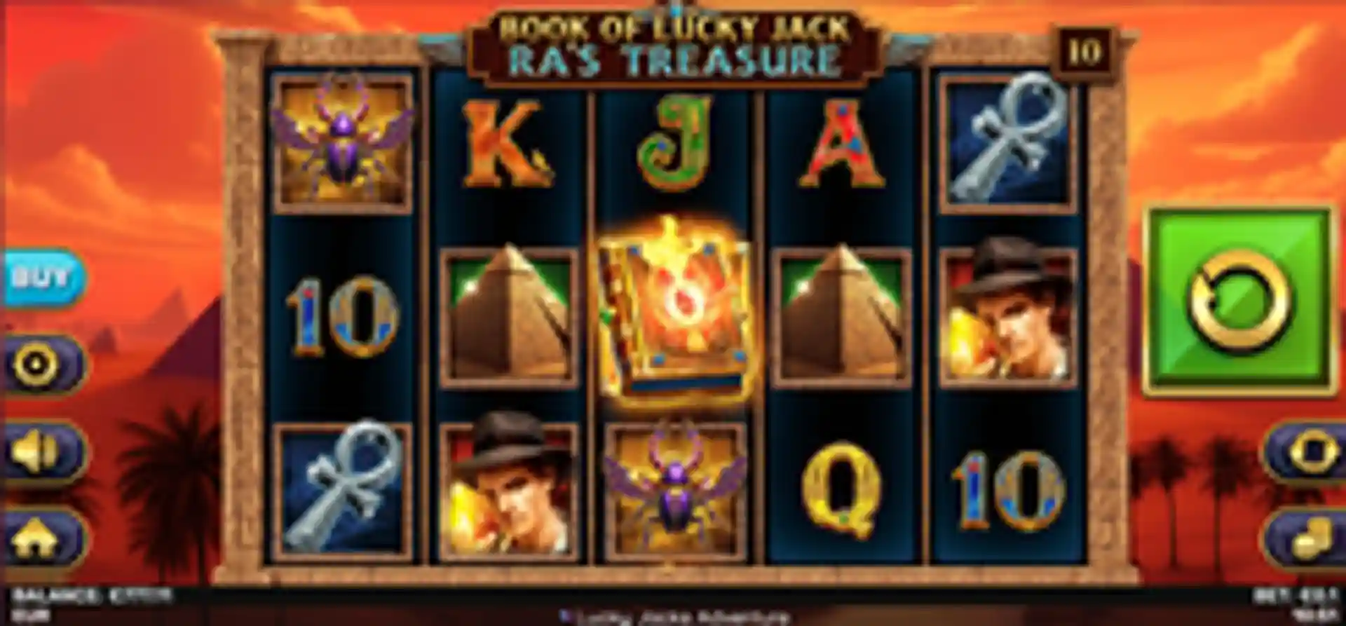 Book Of Lucky Jack - Ra's Treasure