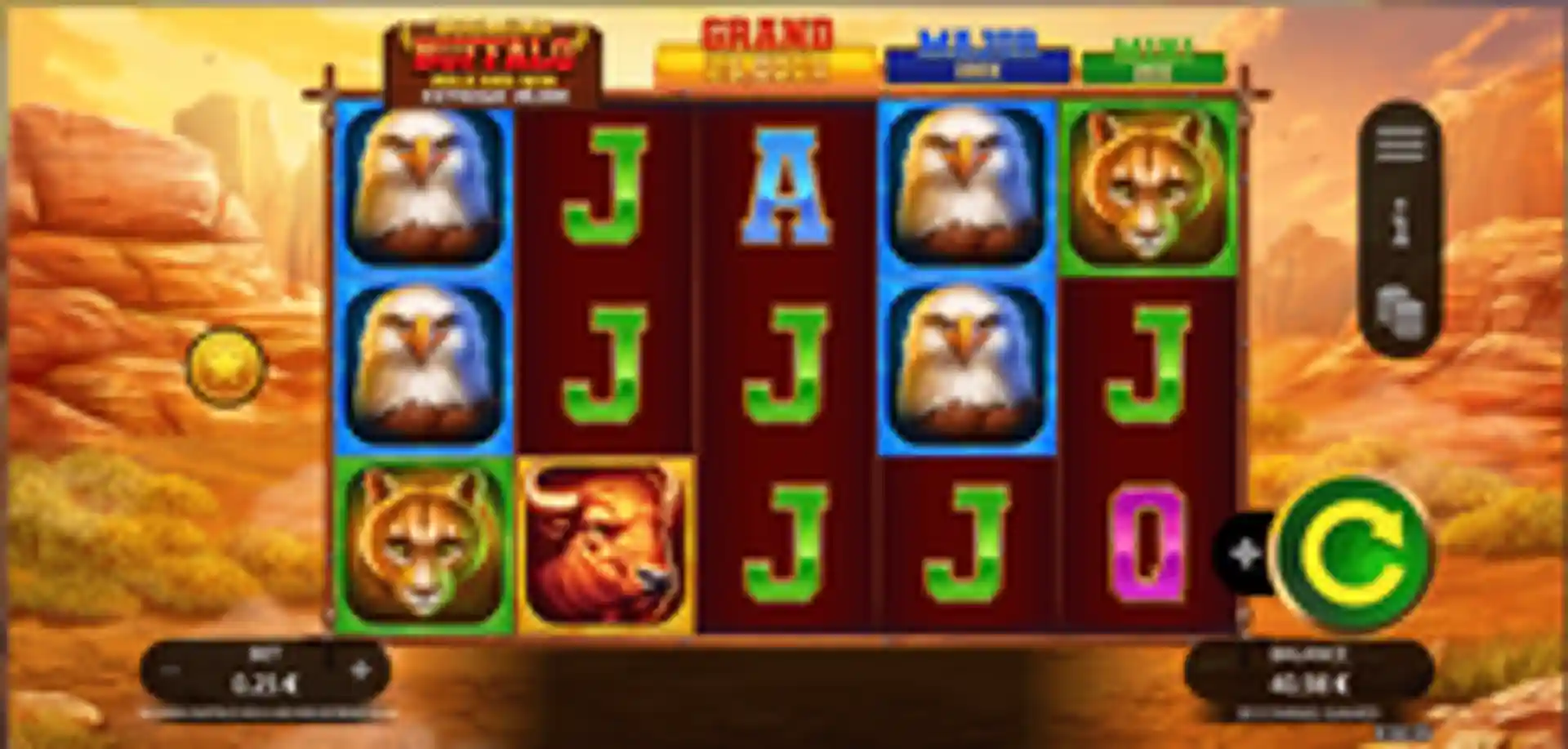 Booming Buffalo Hold and Win Extreme 25,000