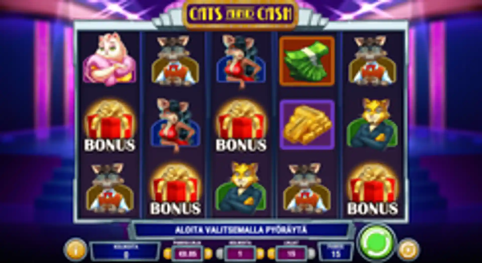 Cats and Cash Gameplay