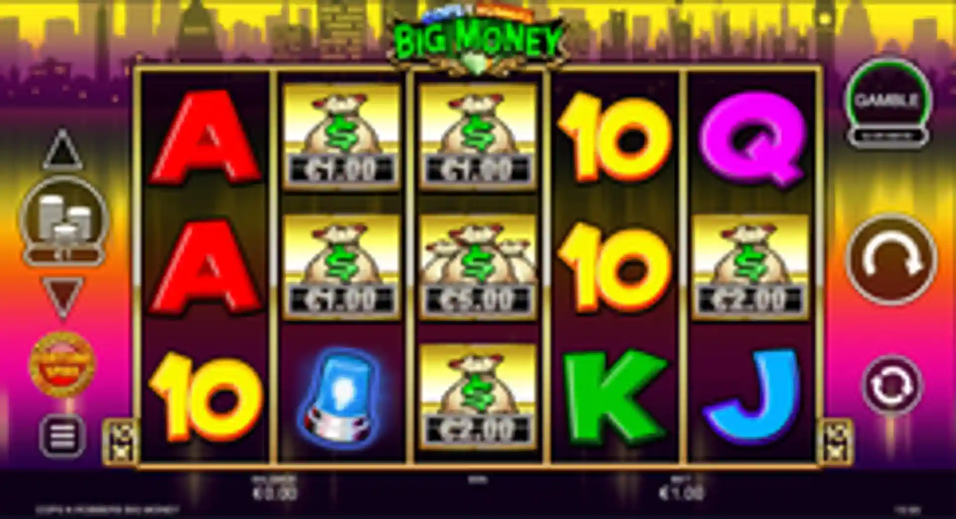 Cops n Robbers Big Money gameplay