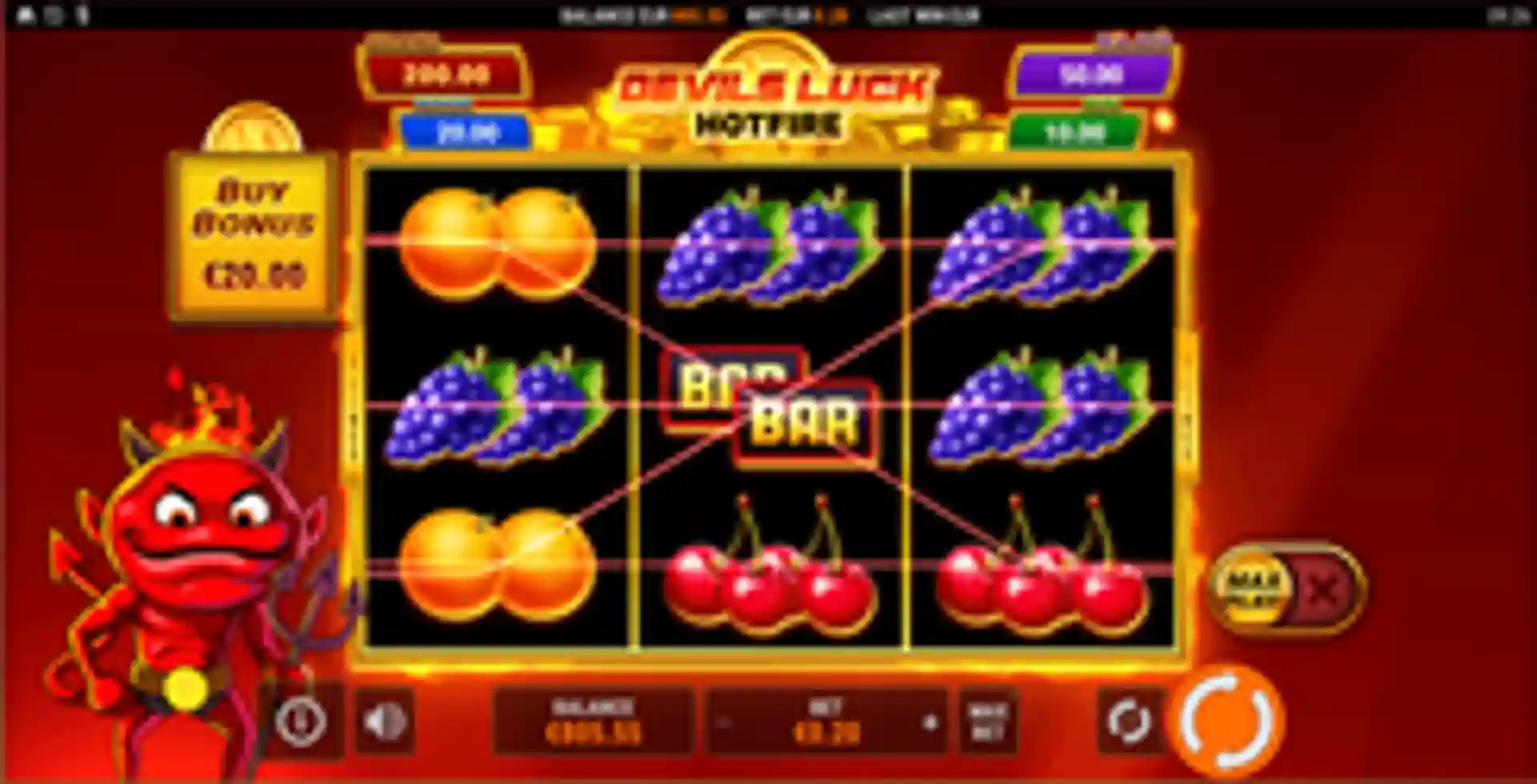 Devil's Luck Hotfire Hold & Win GP