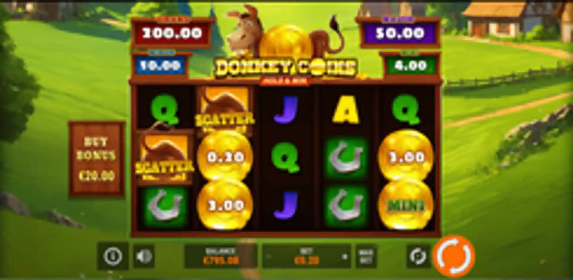 Donkey Coins Hold and Win