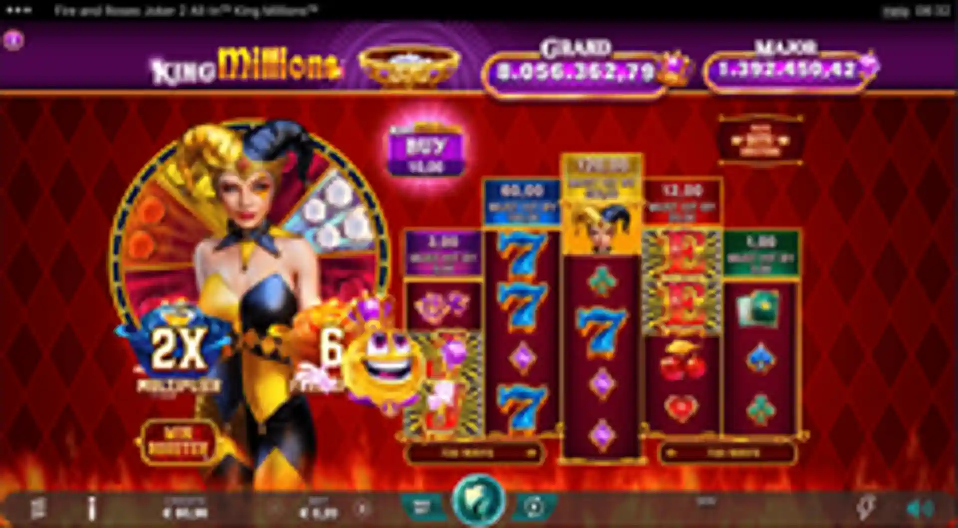 Fire and Roses Joker 2 All-In King Millions GP