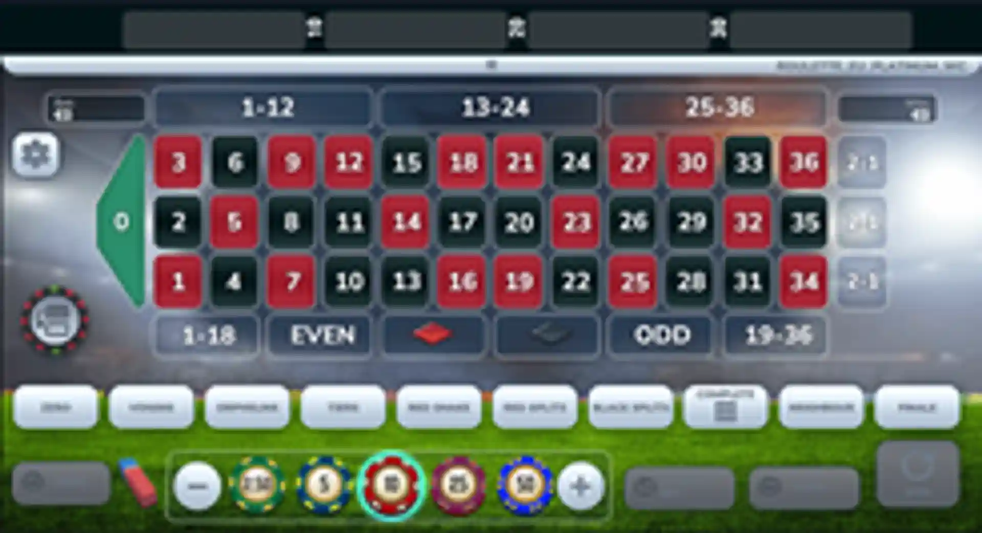 Football Roulette Platinum gameplay
