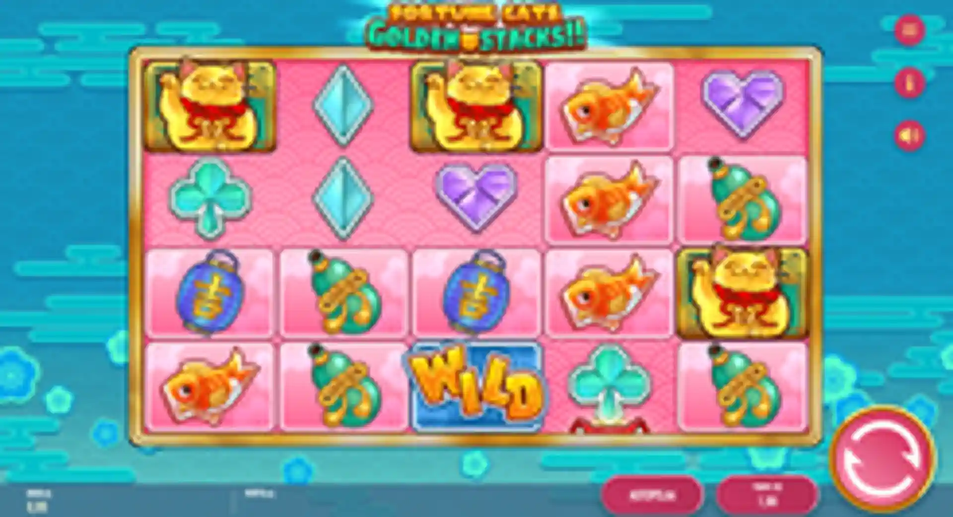 Fortune Cats Golden Stacks gameplay
