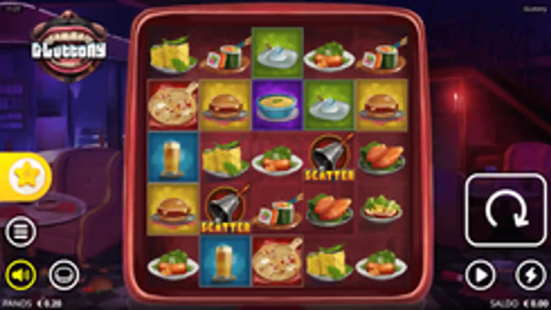Gluttony gampelay