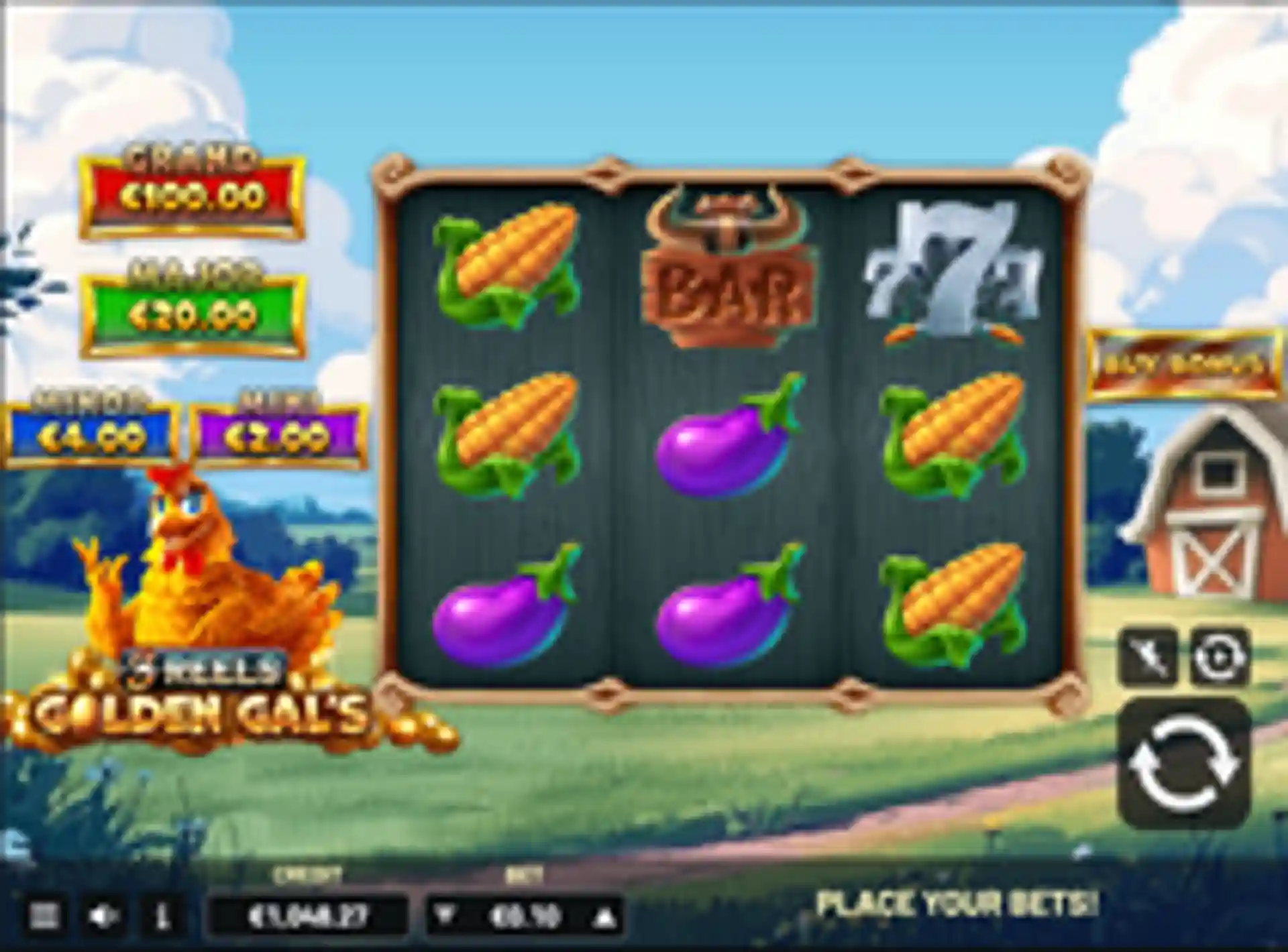 Golden Gal’s 3 Reels GP