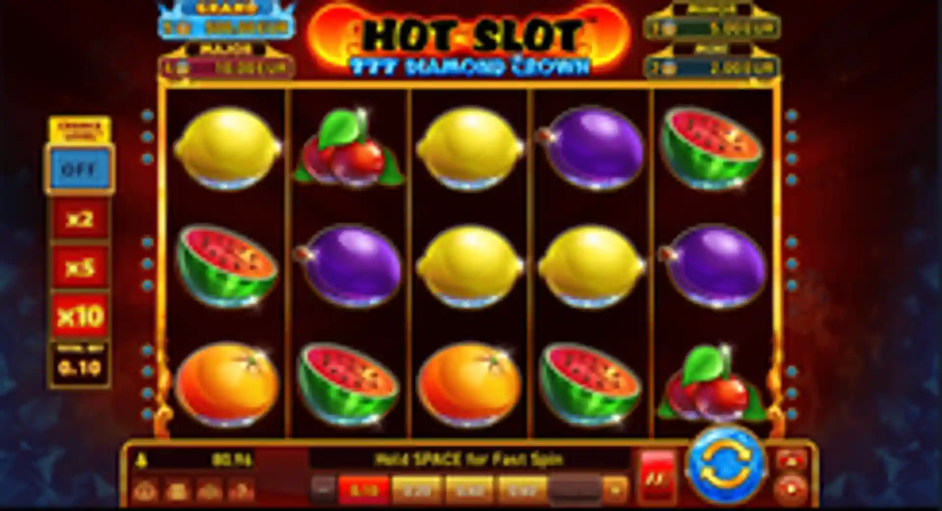Hot Slot: 777 Diamond Crown GP