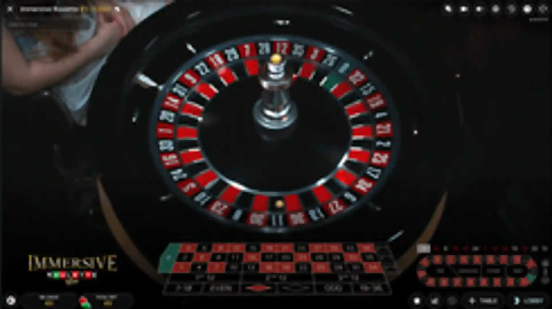 Immersive Roulette gameplay