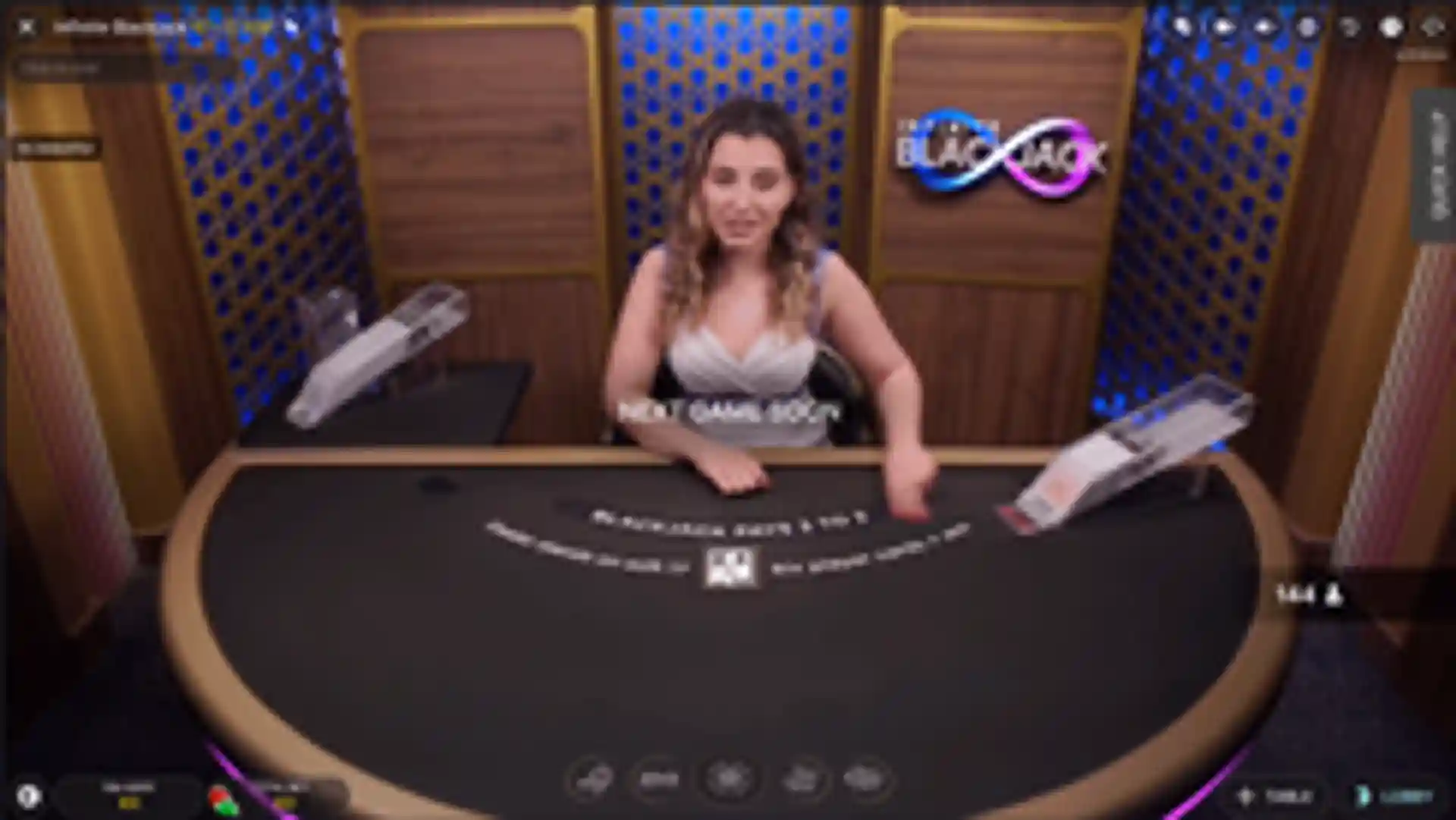 Infinite Blackjack gameplay