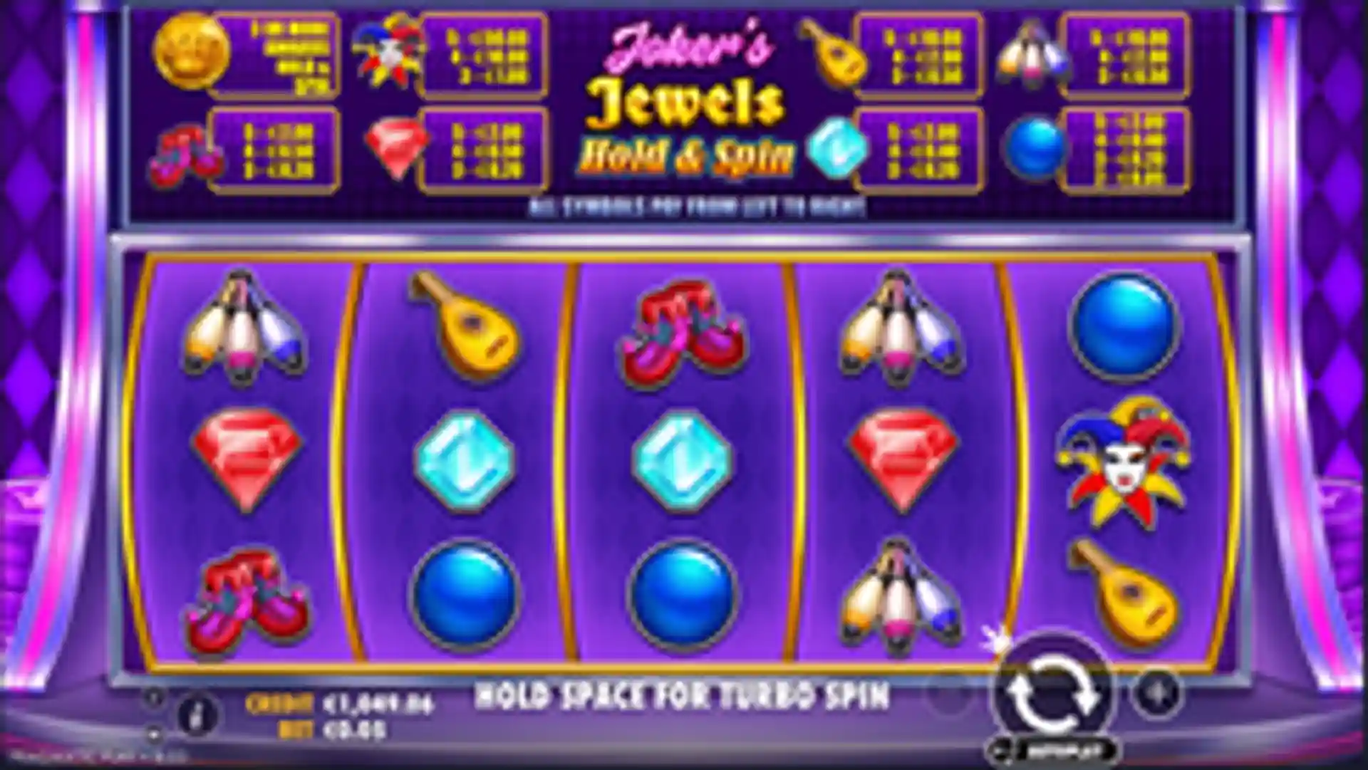 Joker's Jewels Hold & Spin GP