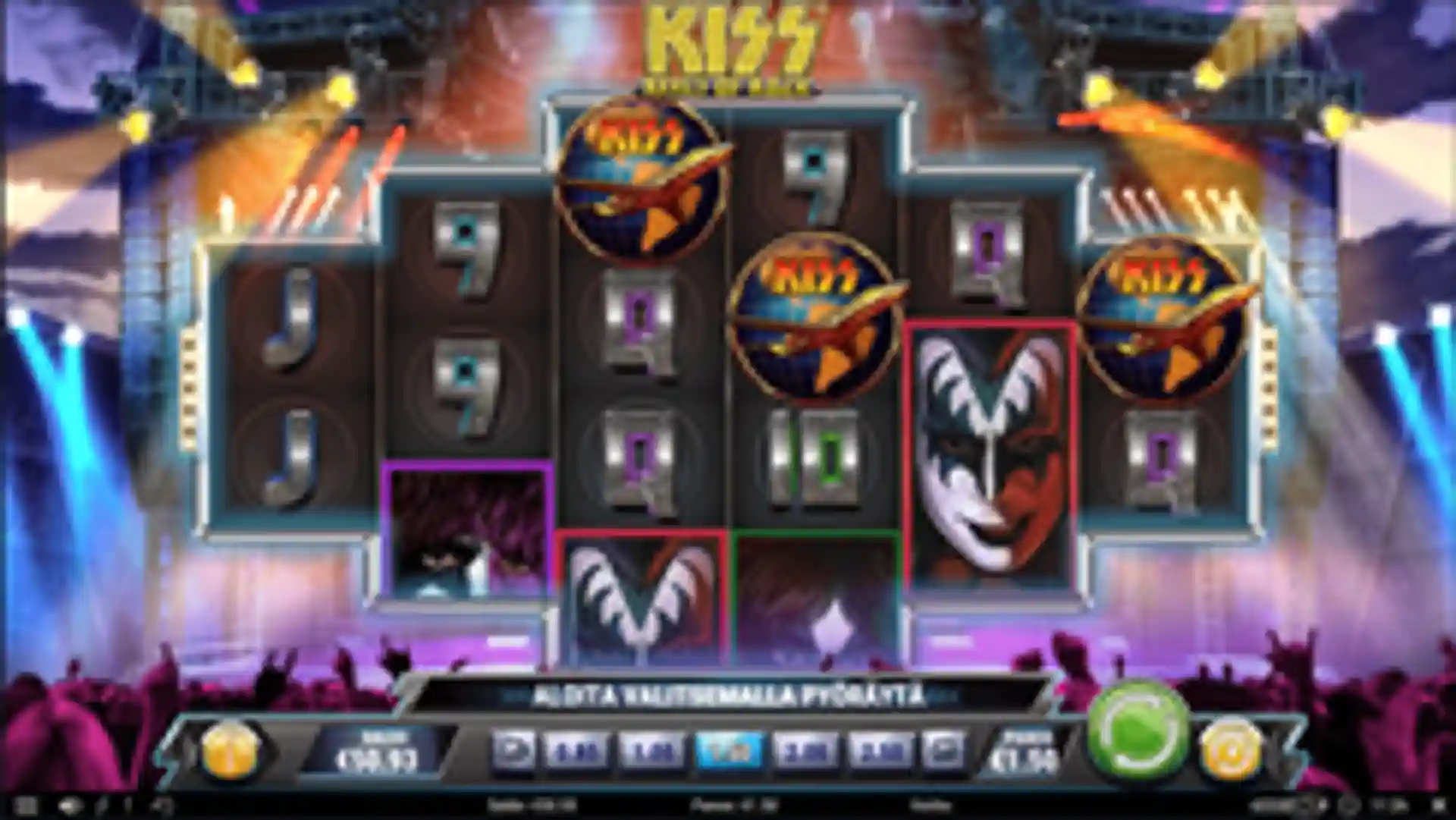 KISS - Reels of Rock gameplay