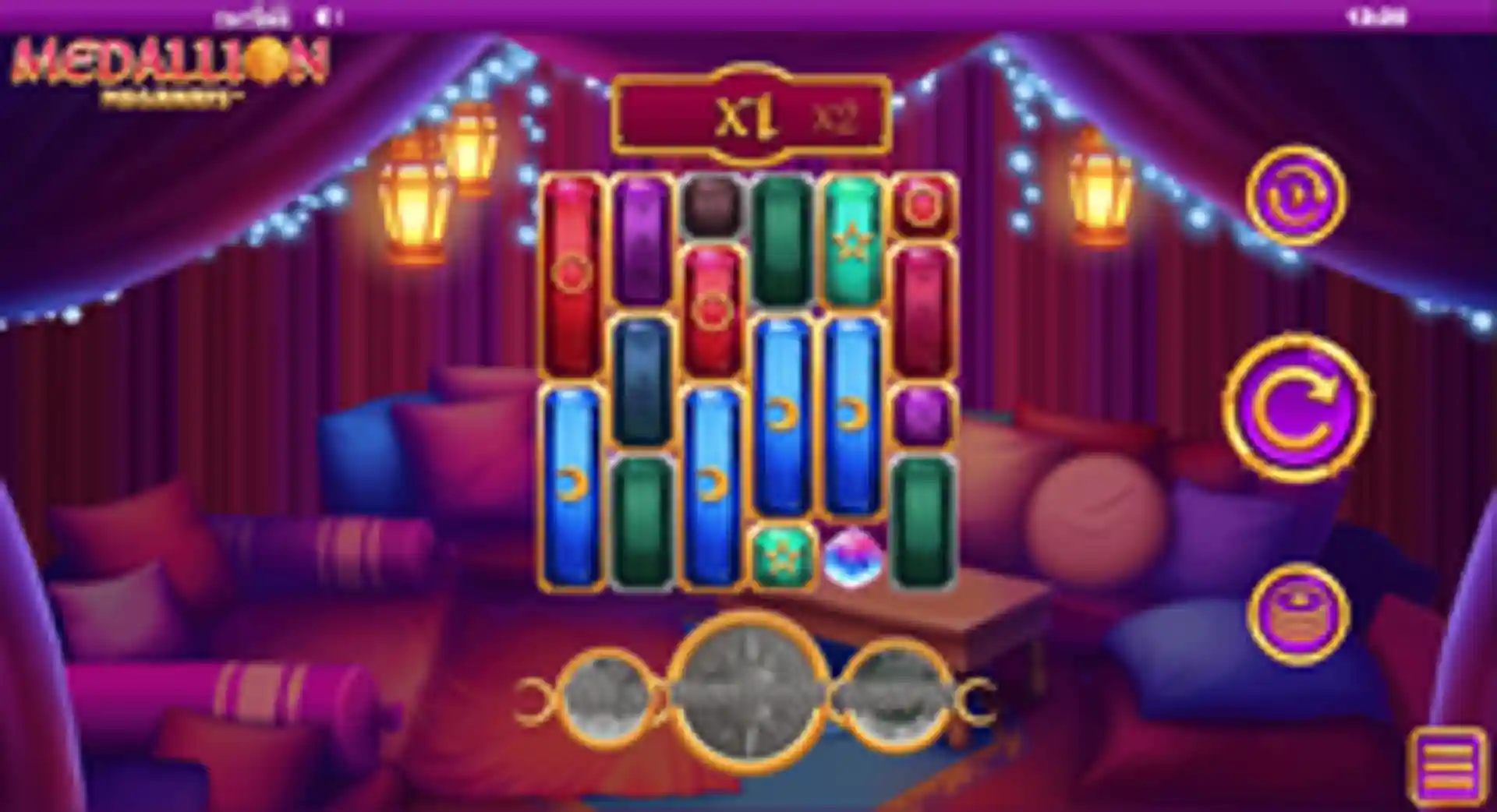 Medallion Megaways gameplay