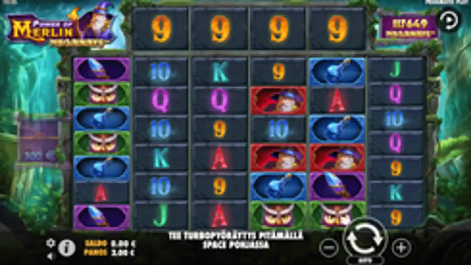 Power of Merlin Megaways gameplay