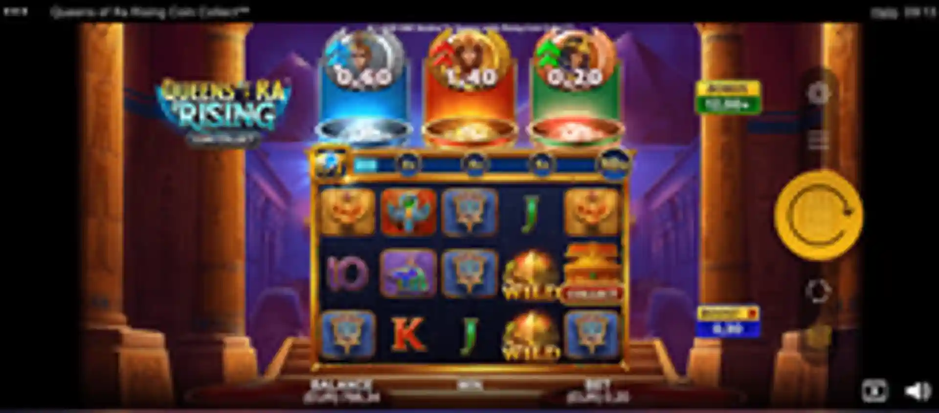 Queens of Ra Rising Coin Collect