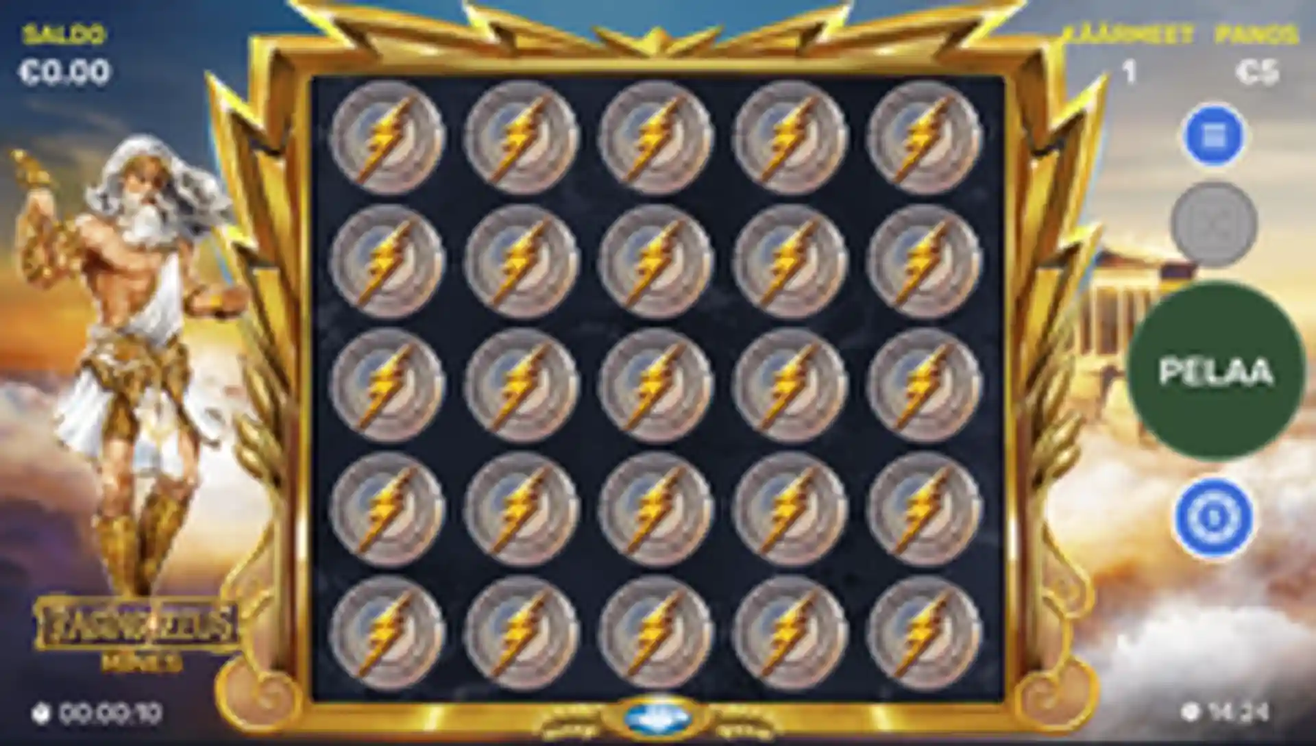 Raging Zeus Mines gameplay