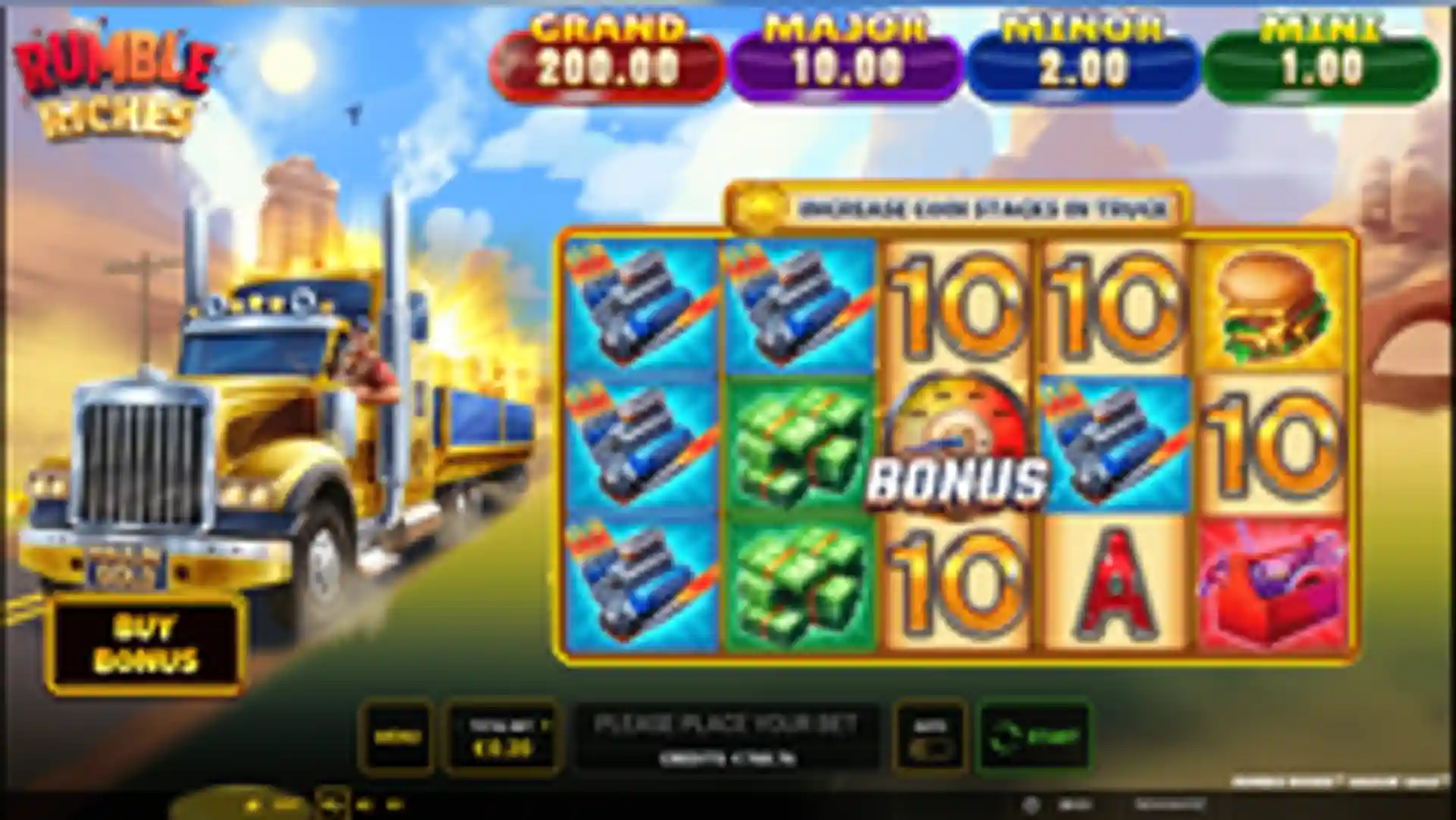 Rumble Riches – Haulin’ Gold