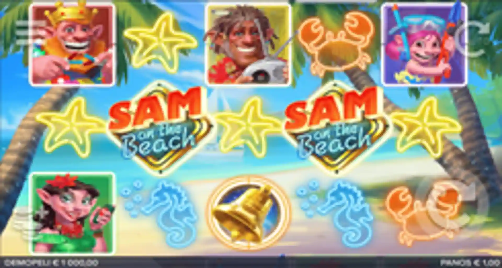 Sam on the Beach Gameplay