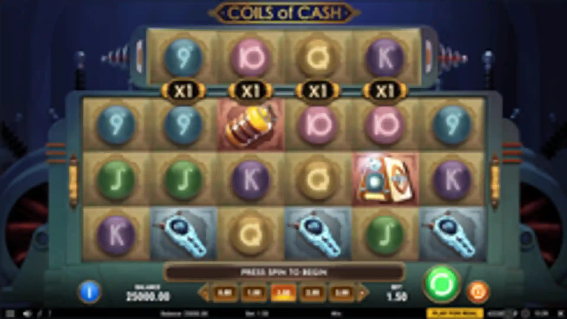 Coils of Cash Gameplay