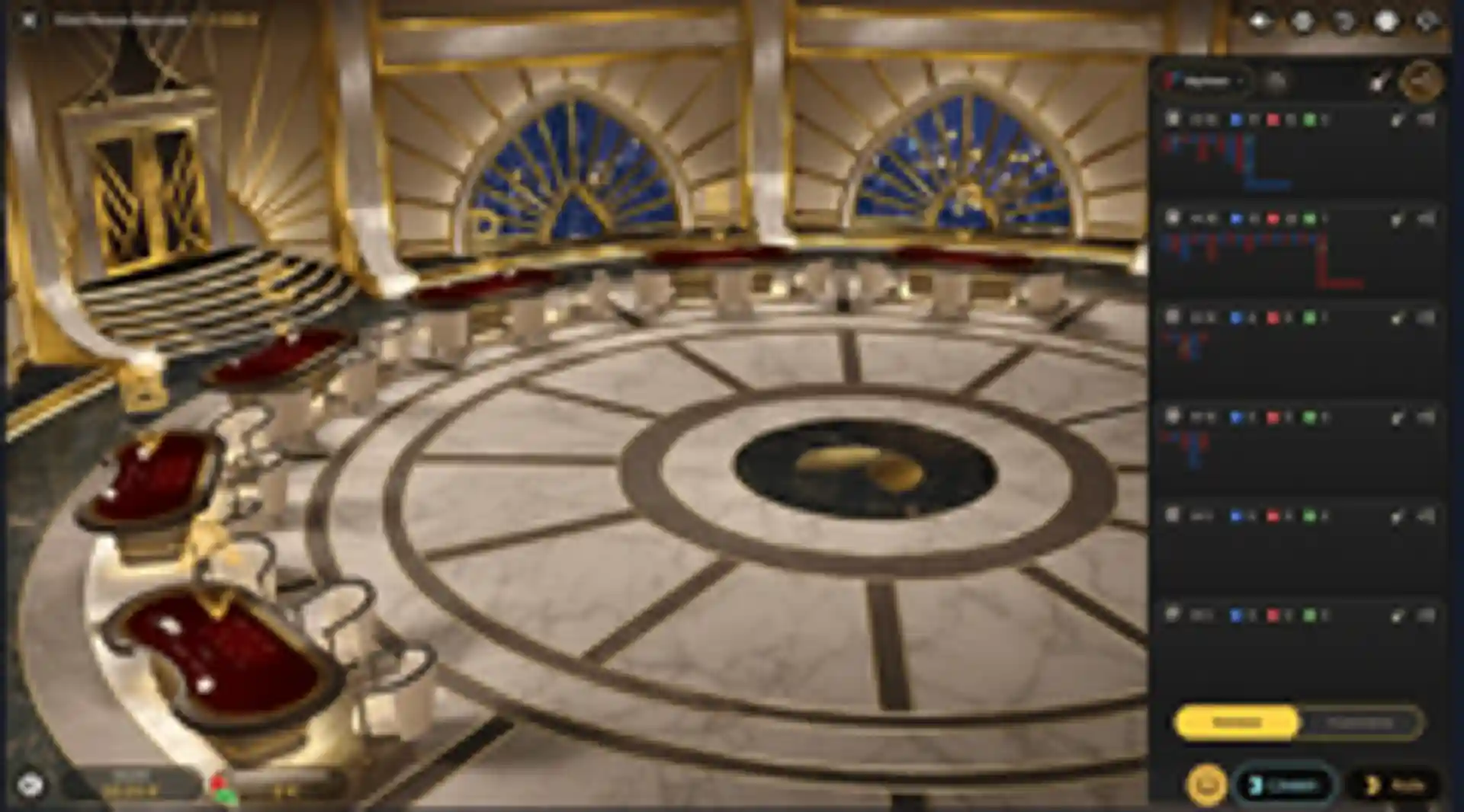 First Person Baccarat Gameplay