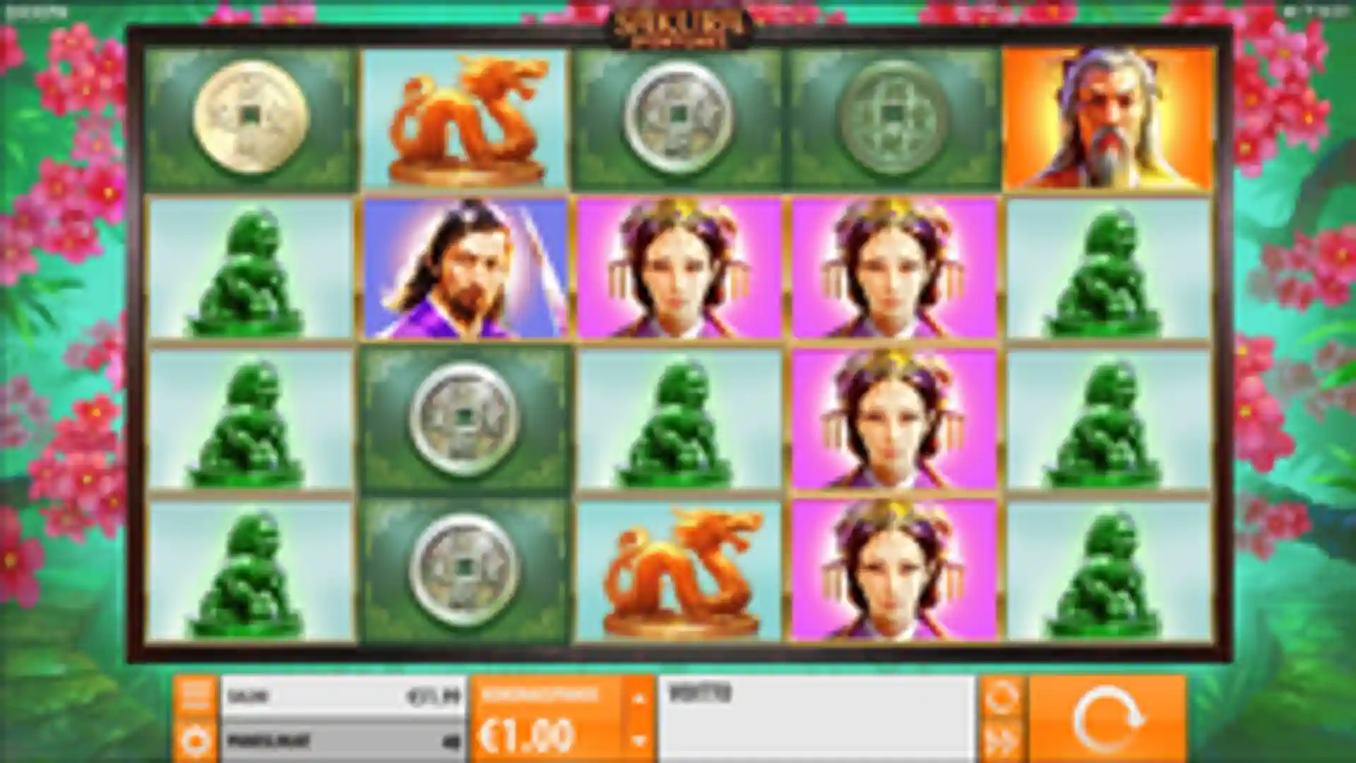 Sakura Fortune gameplay