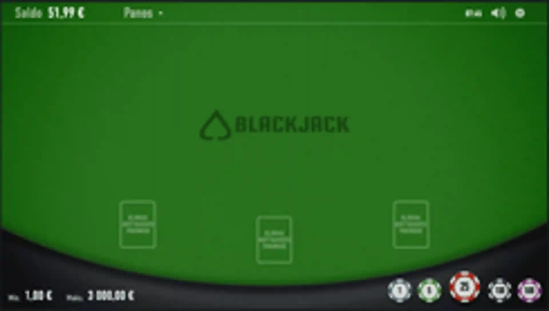 Blackjack relax gameplay