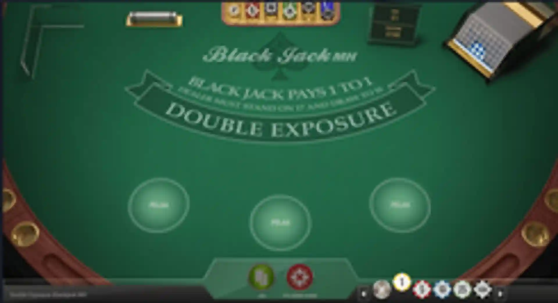 Double Exposure BlackJack MH gameplay