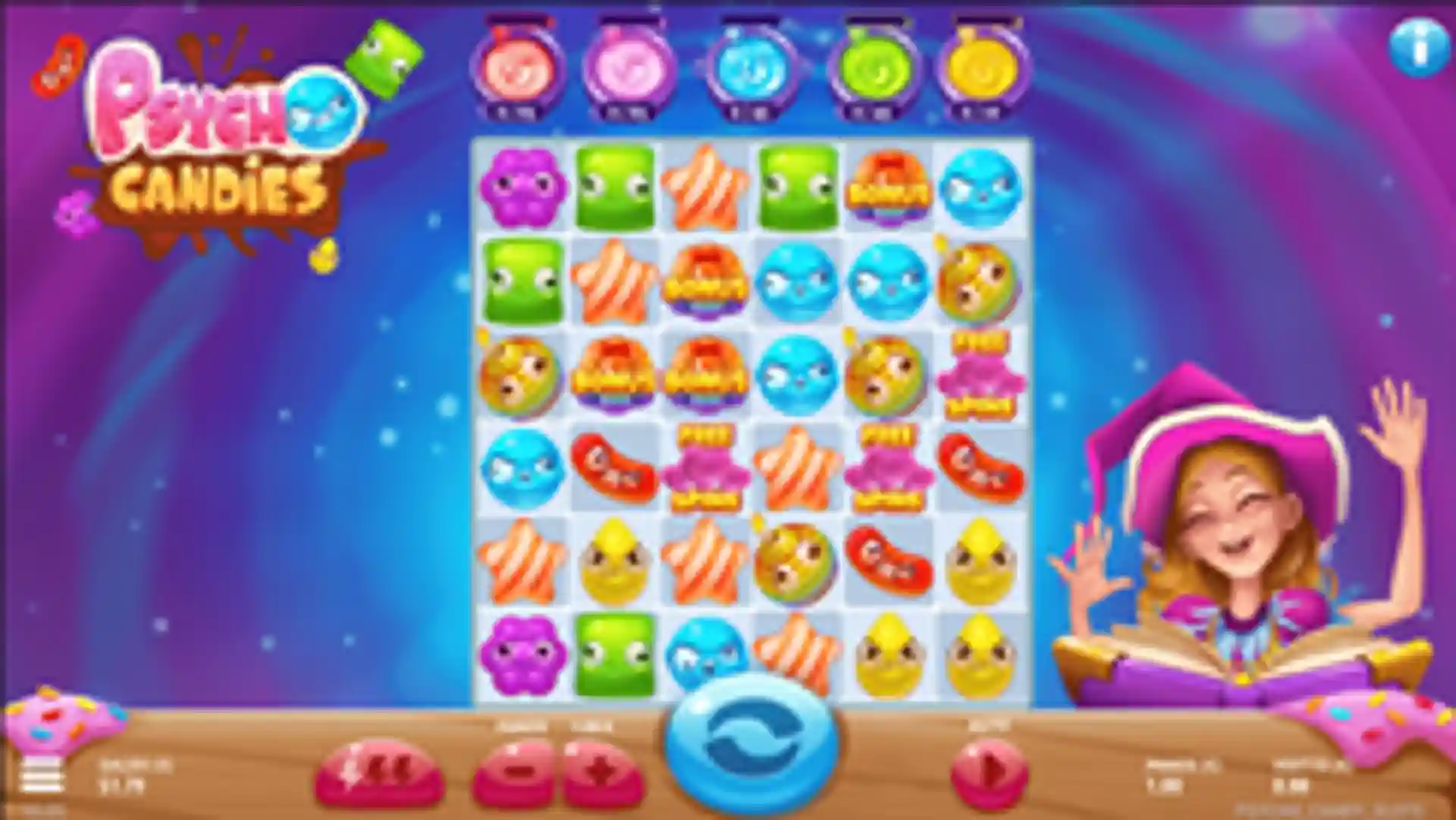 Psycho Candies Slot gameplay