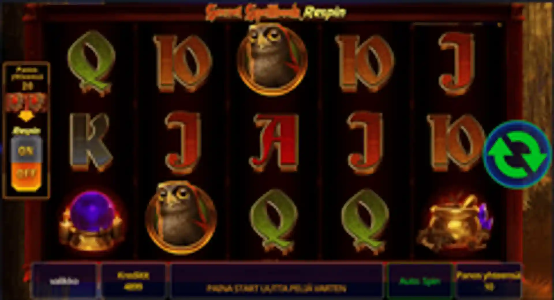 Secret Spellbook Respin gameplay