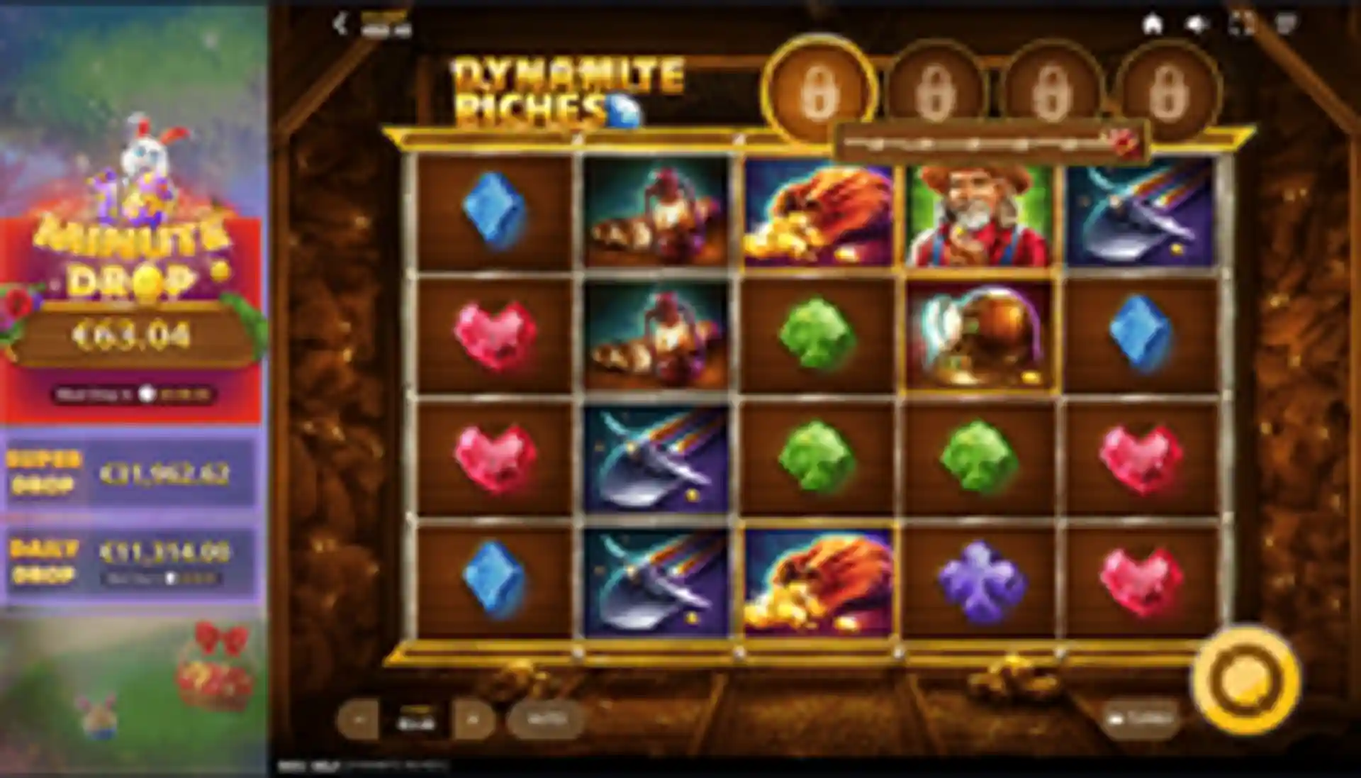 Dynamite Riches Gameplay