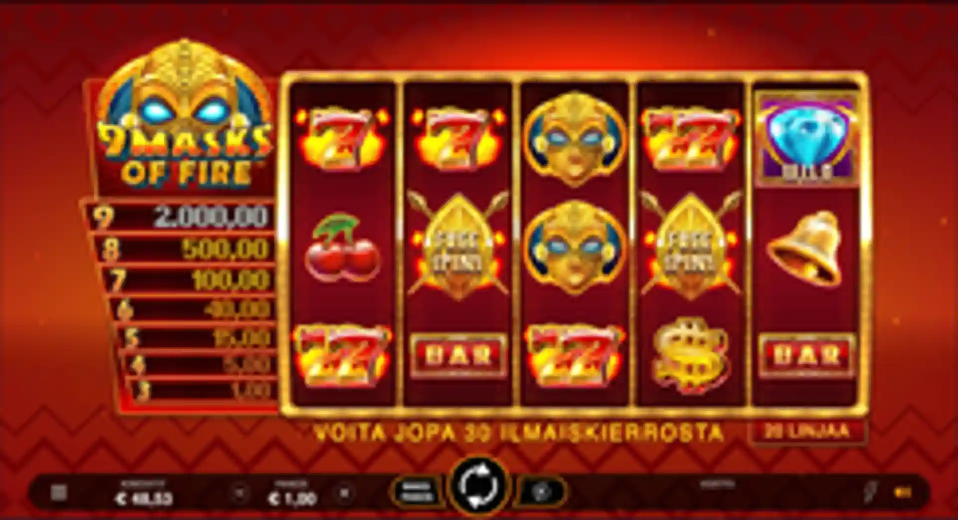9 Masks of Fire Gameplay