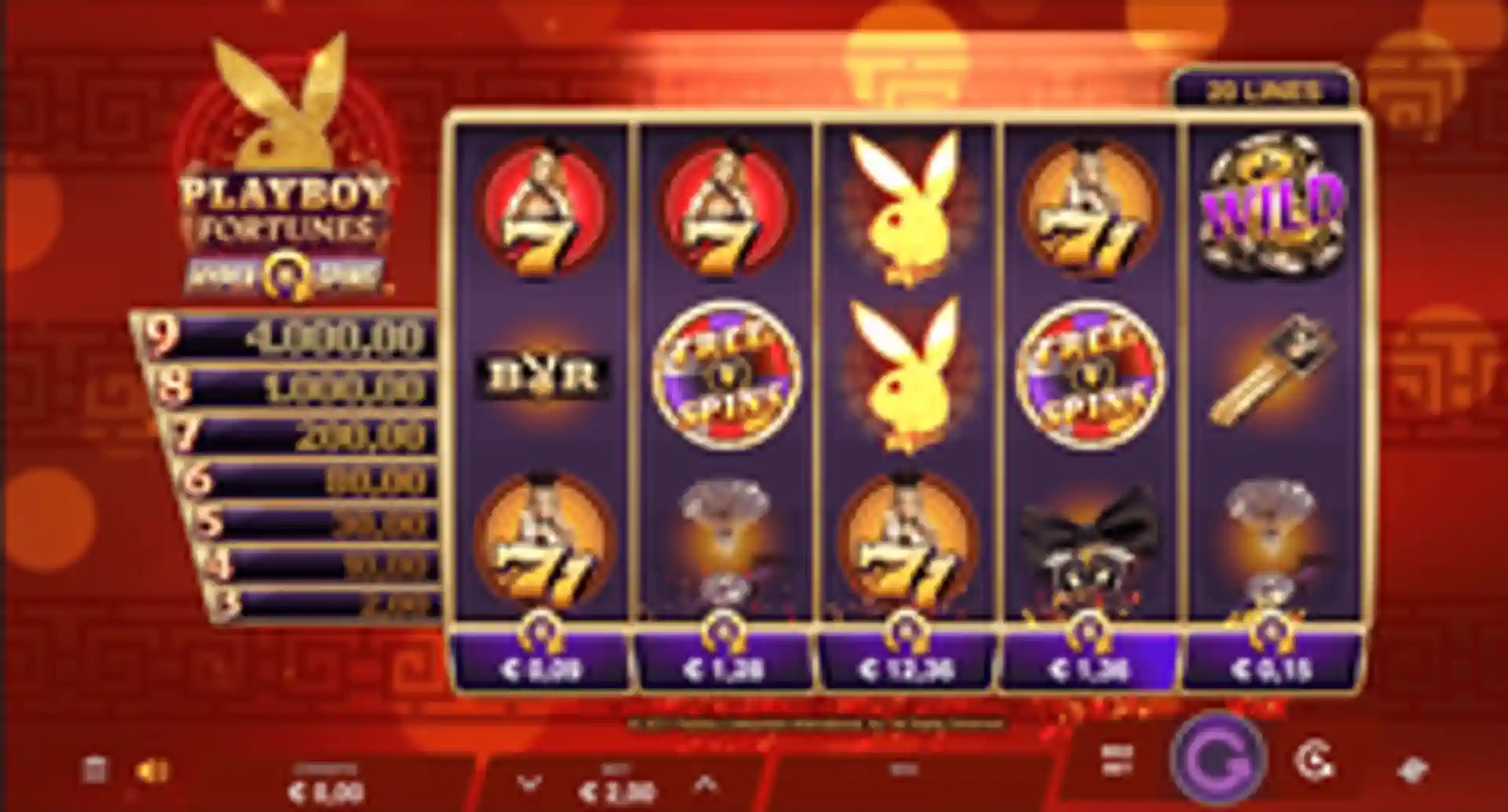 PLAYBOY Fortunes HyperSpins gameplay