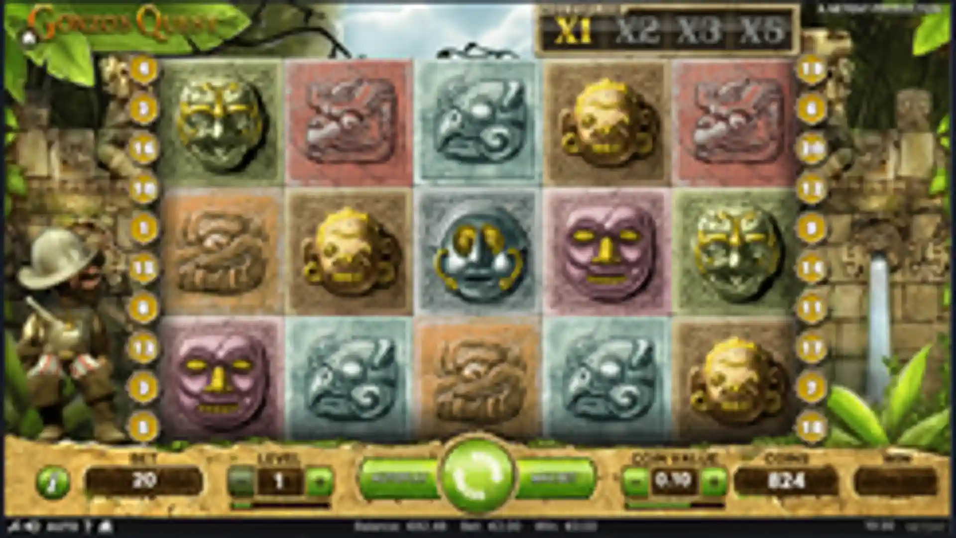 Gonzo's Quest Gameplay