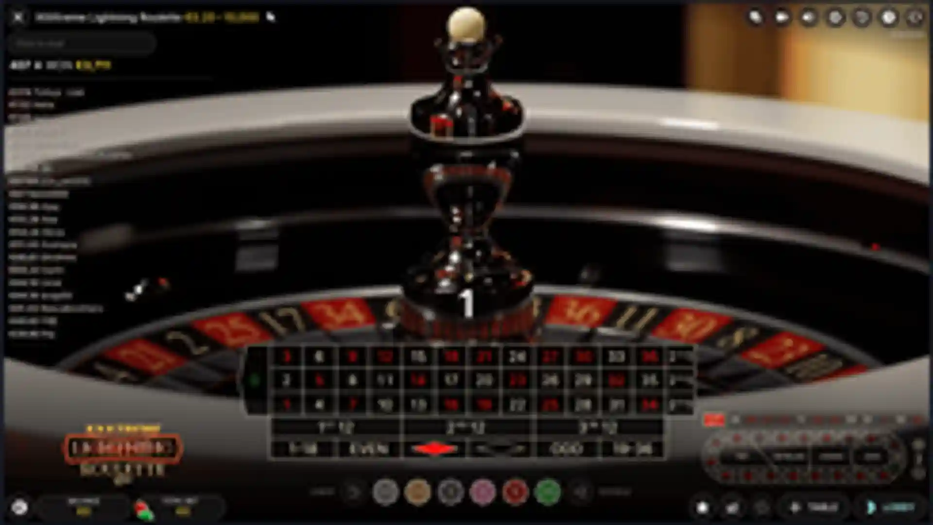XXXTreme Lightning Roulette gameplay