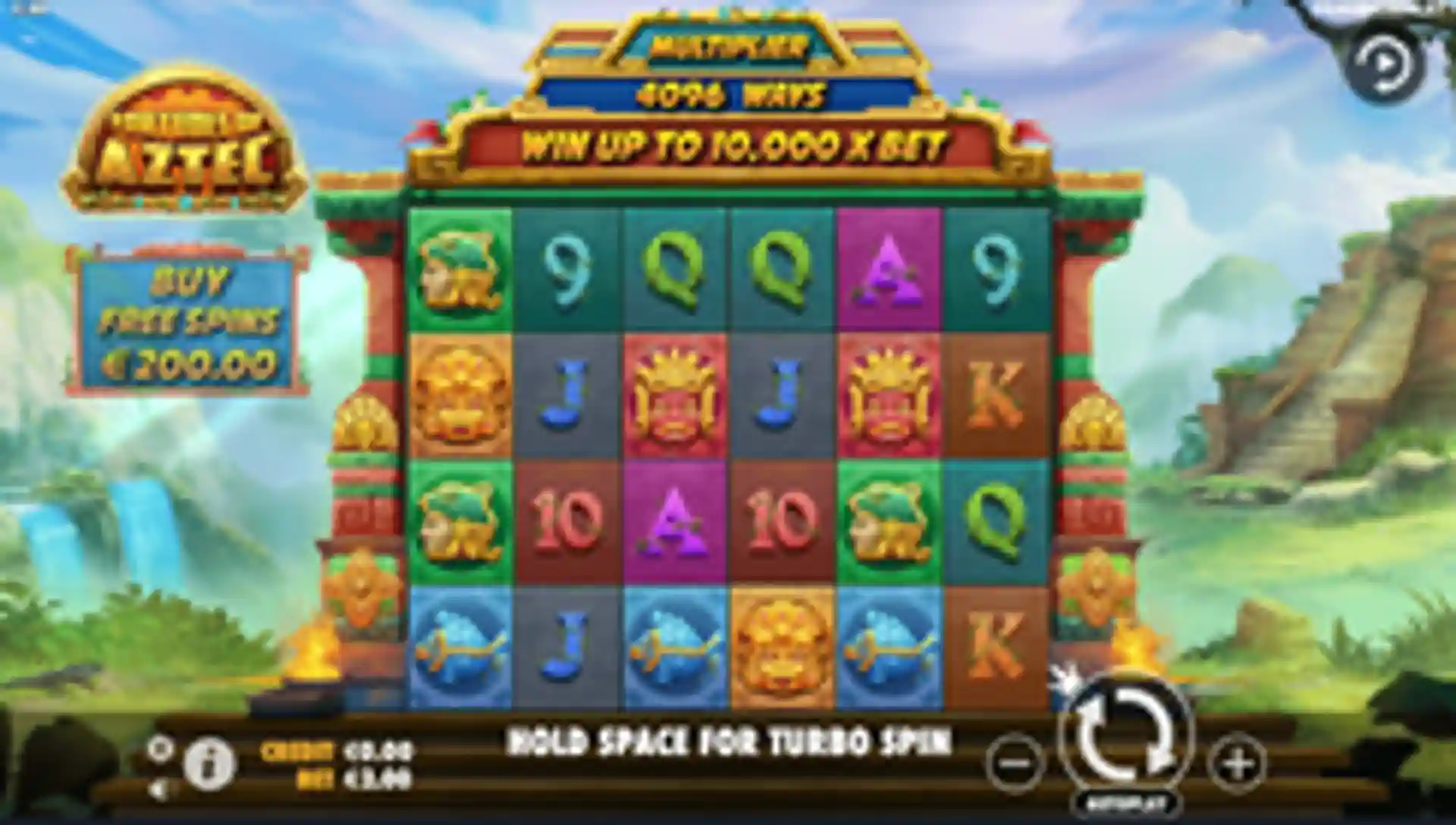 Fortunes of Aztec gameplay