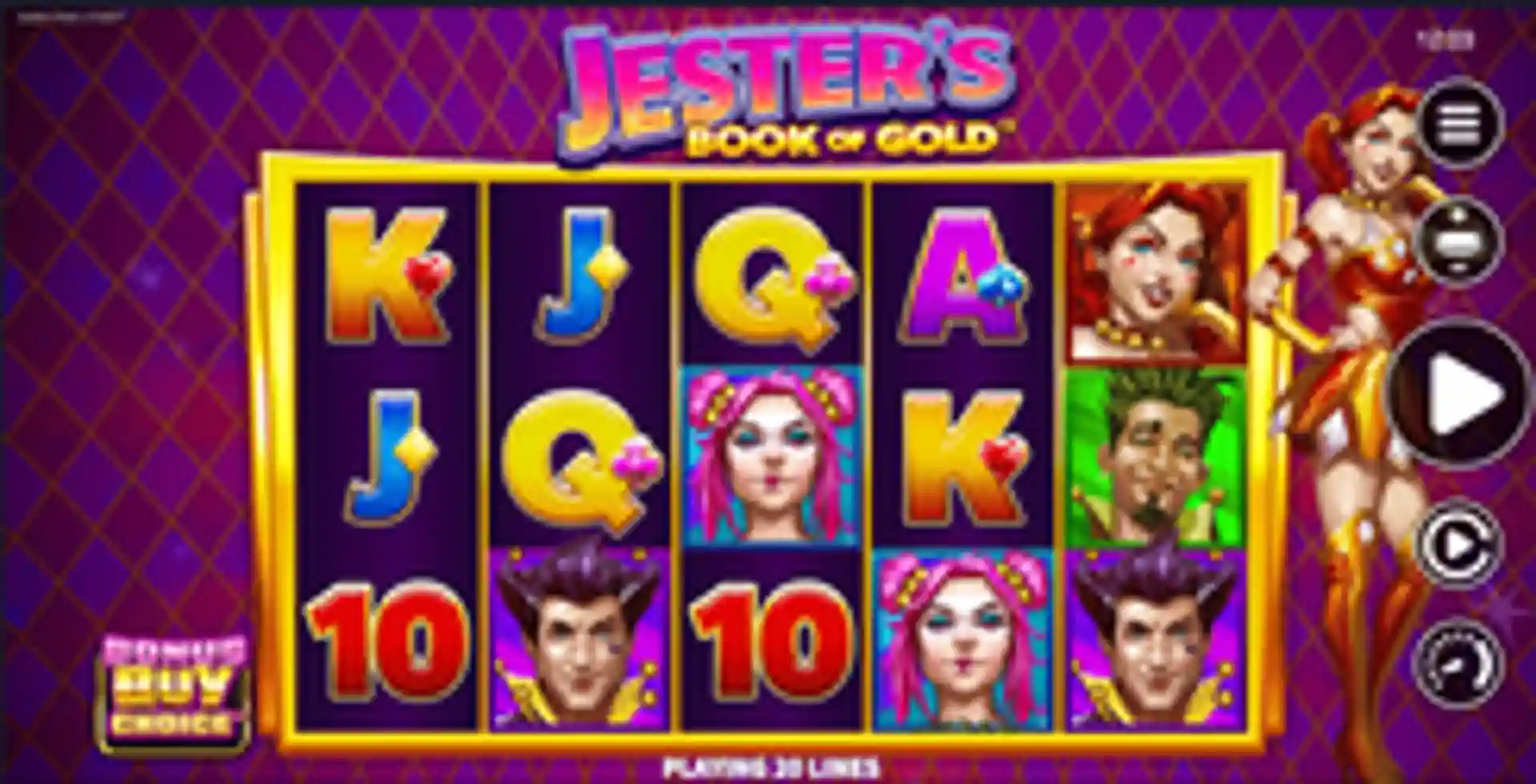 Jester's Book of Gold Gameplay
