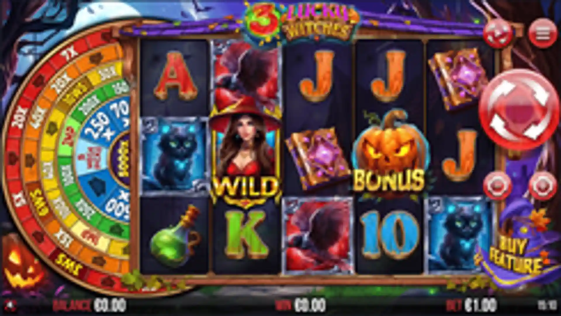3 Lucky Witches gameplay